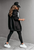 Rozpinana Sweatshirt z kapturem Siempre in black