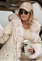 Jacket parka z futerkiem Stay Warm in beige