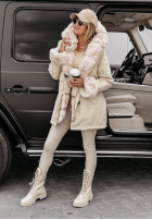 Jacket parka z futerkiem Stay Warm in beige