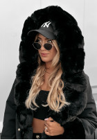 Jacket parka z futerkiem Stay Warm in black