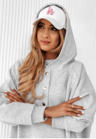 Set 3in1 Leggings, Top i Sweatshirt Super Fit in grey Melange