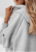 Set 3in1 Leggings, Top i Sweatshirt Super Fit in grey Melange