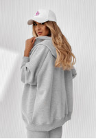 Set 3in1 Leggings, Top i Sweatshirt Super Fit in grey Melange