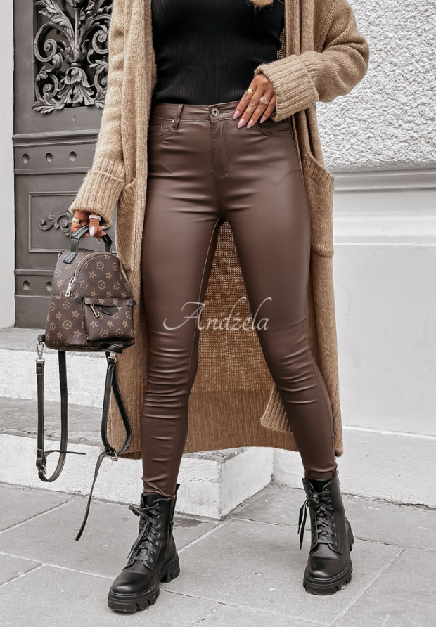 Rebel chocolate waxed pants