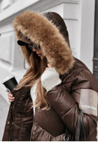 short Pikowana Jacket The Luckiest in chocolate