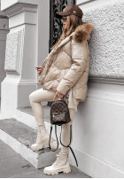 short Pikowana Jacket The Luckiest in beige