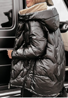 Pikowana Jacket z kapturem Autumn Colors in black