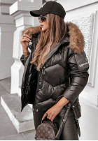 short Pikowana Jacket The Luckiest in black