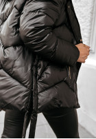 short Pikowana Jacket The Luckiest in black