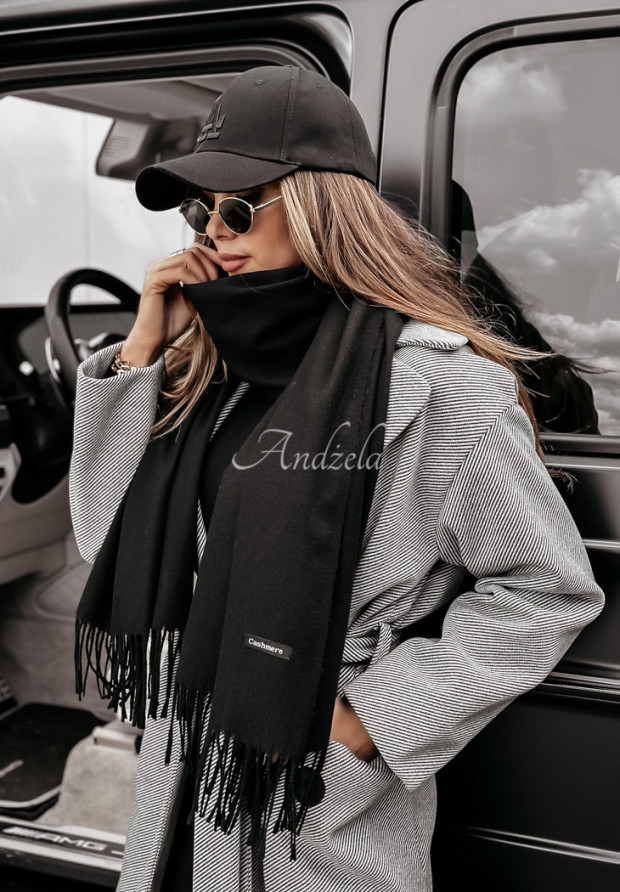 Closer To Heaven fringed scarf black