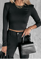 short Blouse Zuma in black