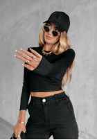 short Blouse Zuma in black