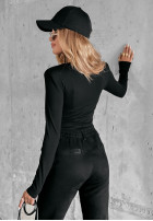short Blouse Zuma in black
