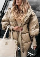 Pikowana Jacket oversize September in camel