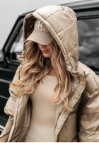 Pikowana Jacket oversize September in camel