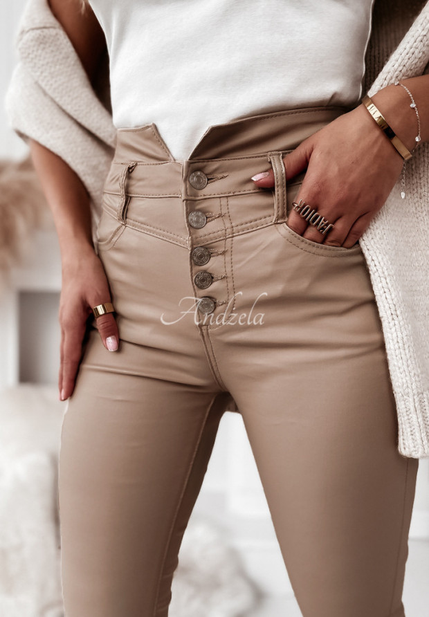 Spodnie woskowane Holborn mokka