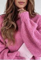Sweter oversize Magic Hour różowy