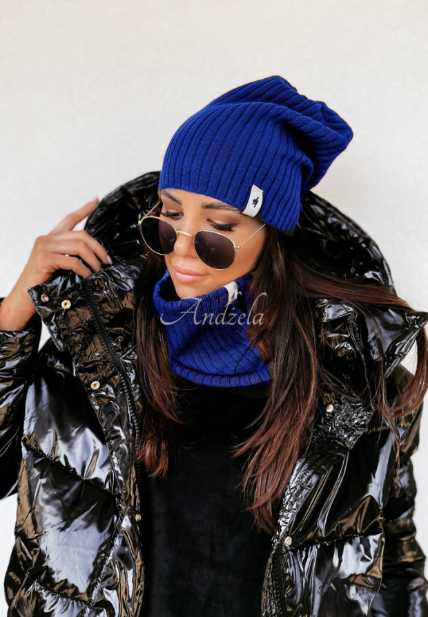 Striped Line cap blue