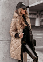 Długa Pikowana Jacket z kapturem Scents Of Winter