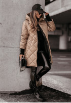 Długa Pikowana Jacket z kapturem Scents Of Winter