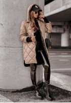 Długa Pikowana Jacket z kapturem Scents Of Winter