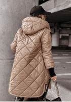 Długa Pikowana Jacket z kapturem Scents Of Winter