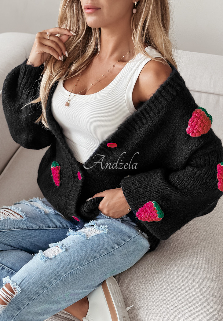 Harper Cardigan - Soft Berry main image 1
