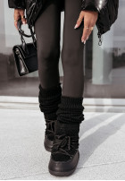 Shoes śniegowce z kożuchem Snow Flurries in black