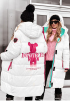 Długa Pikowana Jacket Snow Day in ecru