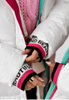 Długa Pikowana Jacket Snow Day in ecru