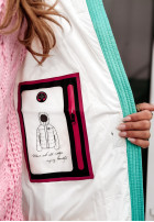 Długa Pikowana Jacket Snow Day in ecru