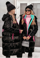 Długa Pikowana Jacket Snow Day in black
