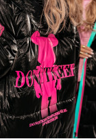 Długa Pikowana Jacket Snow Day in black