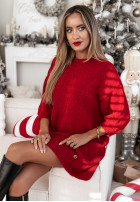 Dress Jumper Winter On in red