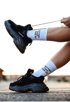 Long skarpetki Hotter Than Your Ex białe