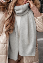 Prążkowany Neck warmer It's Windy jasnoszary