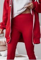 Prążkowane Leggings Siempre in red