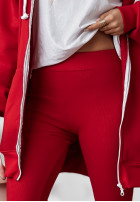 Prążkowane Leggings Siempre in red