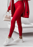 Prążkowane Leggings Siempre in red