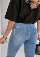 Trousers in jeans skinny z przetarciami I Never Lose in blue