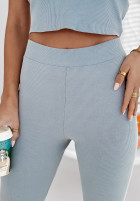 Set 3in1 Leggings, top i Sweatshirt Super Fit in blue