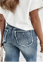 Spodnie jeansowe z gwiazdką Daystar niebieskie