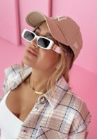 Okulary przeciwsłoneczne Gloss & Glare białe