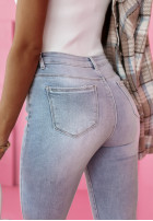 Spodnie jeansowe skinny Chaves jasnoniebieskie