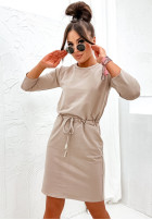 Dress dresowa Momentum Outfit in beige