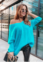 Sweter Oversize Tobby Blue
