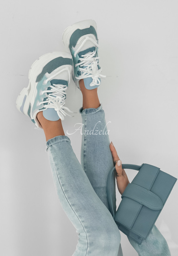 Sneakersy Ultimate Dash biało-niebieskie