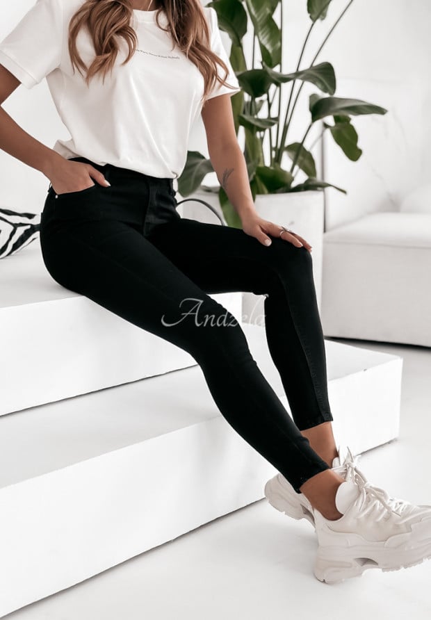 Spodnie jeansowe Simple Things czarne