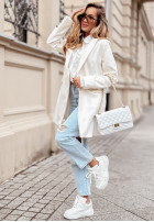 Płaszcz z guzikami Her Way ecru