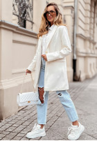 Płaszcz z guzikami Her Way ecru